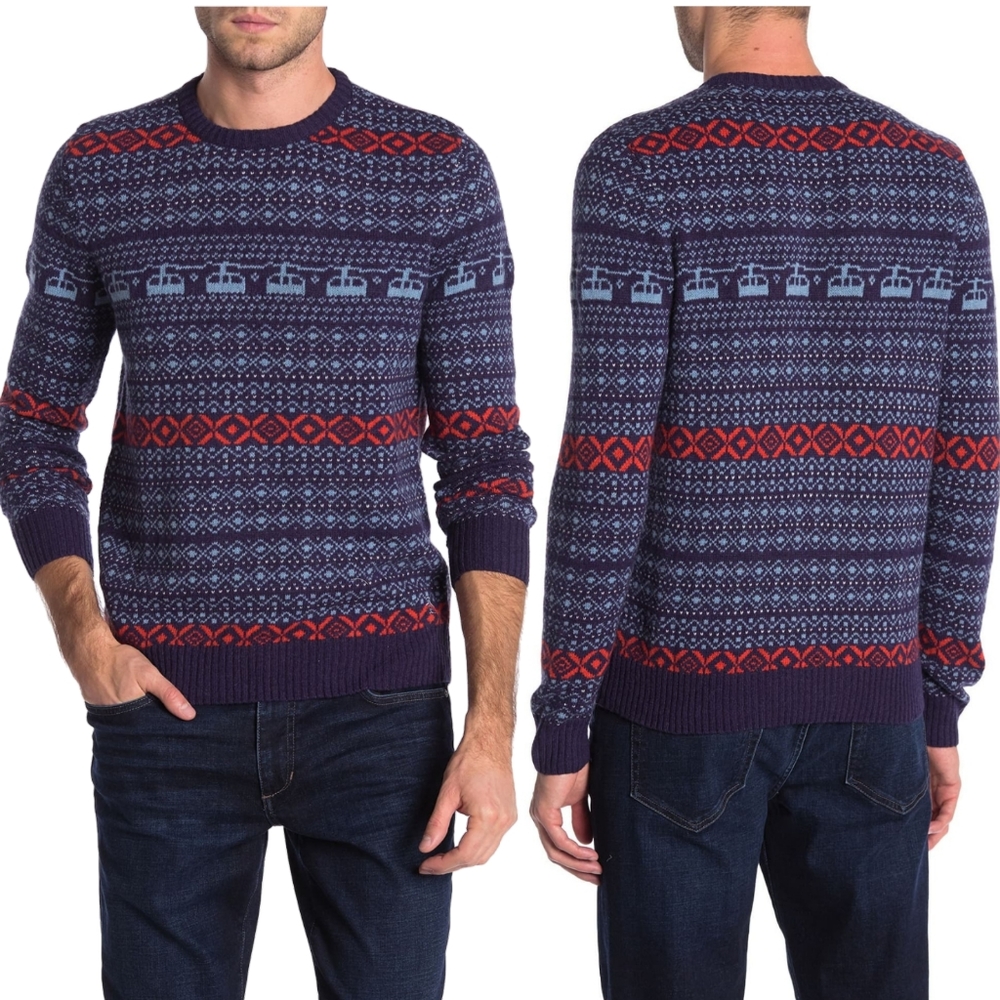 NWT Original Penguin Wool Blend Fairisle Sweater